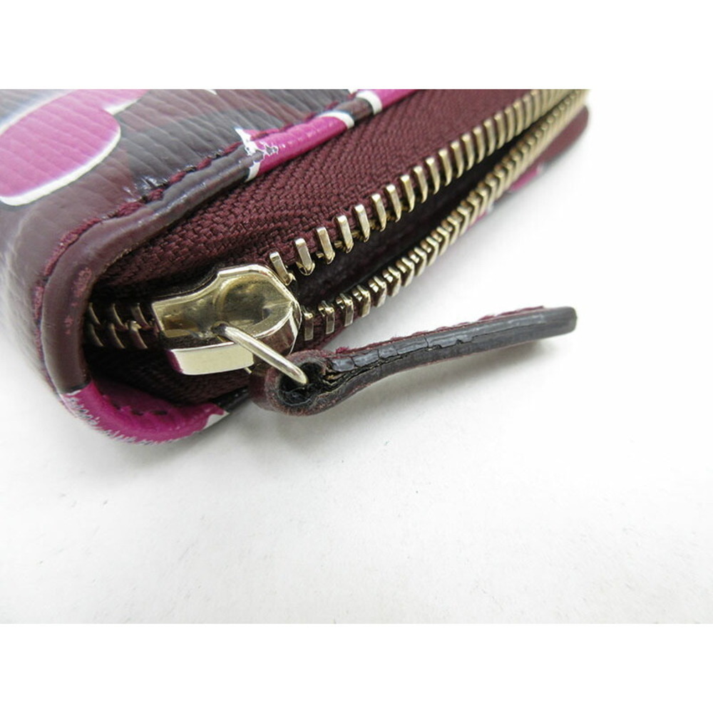 Gucci Heartbeat Round Zip Long Wallet Bordeaux - Picture 8 of 9
